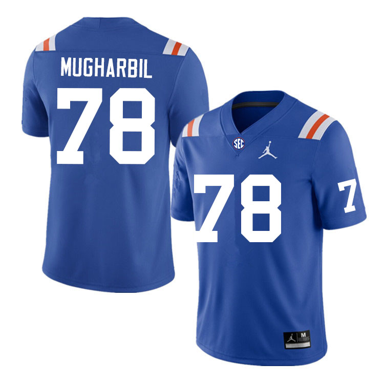 Men #78 Yousef Mugharbil Florida Gators College Football Jerseys Sale-Throwback - Click Image to Close